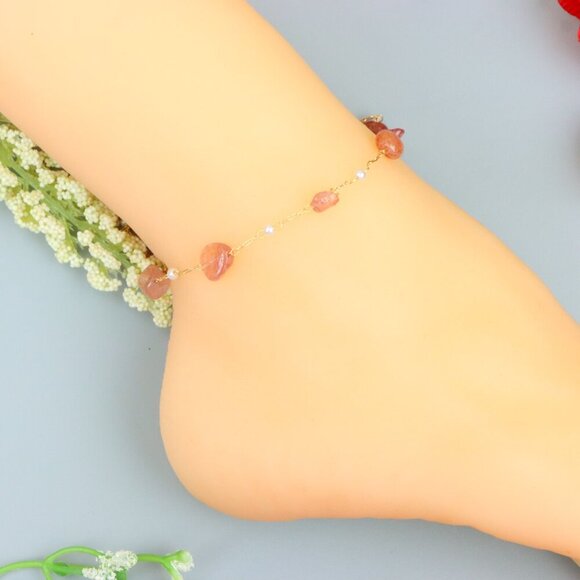Handmade Anklet – A Stylish Choice for Women, Thoughtful Gift Idea, EVCH1235 - Picture 2 of 9